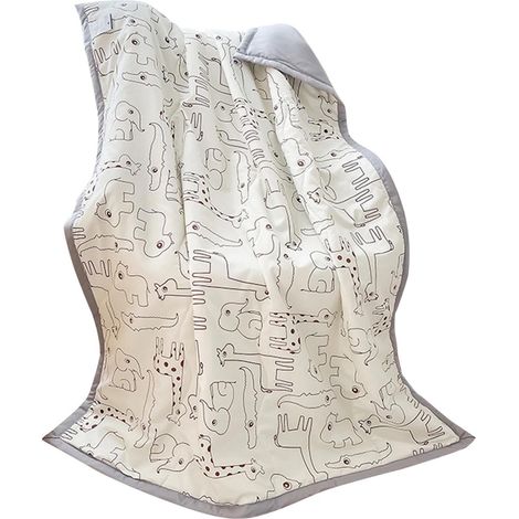 Couette Été Enfant - Coton Lavé - Légère Respirante - Pour Climatisation - 110 x 150 cm (1/5)