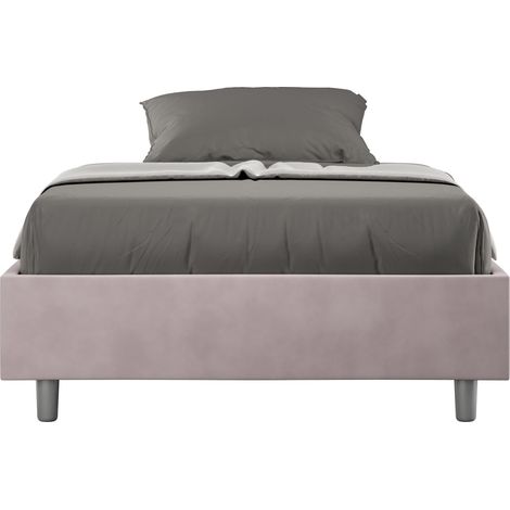Letto Matrimoniale Francese Sommier 140x190 cm Senza Rete Azelia Glicine (1/4)