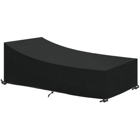 Housse Transat, Housse pour Chaise Longue Exterieur, Housse de Protection pour Transat de Jardin,210x75x80/40cm (1/4)