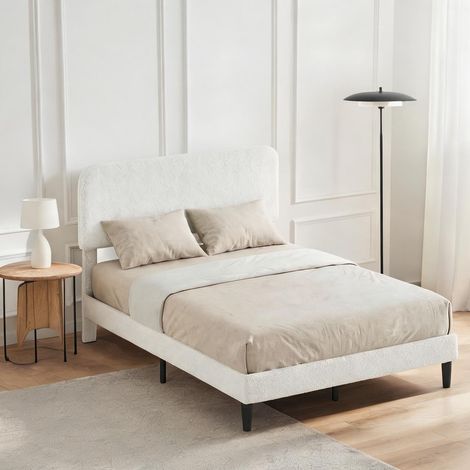 Canapé convertible blanc 195 x 151 x 118 cm (1/5)