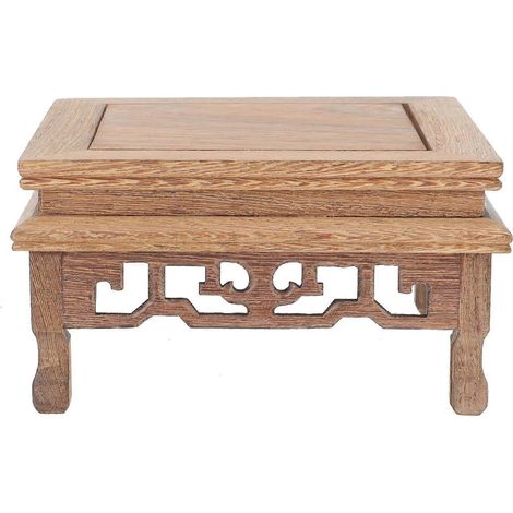 Support en bois pour pot de fleurs, socle pour pot de fleurs de jardin, support pour pot de café (1/4)