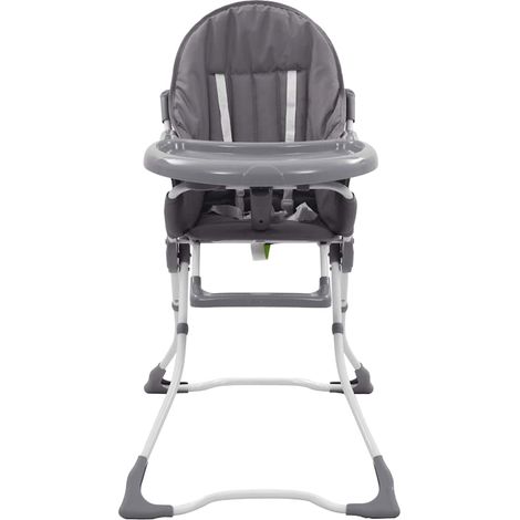 Maison Exclusive - Seggiolone Pappa per Bambini Grigio e Bianco