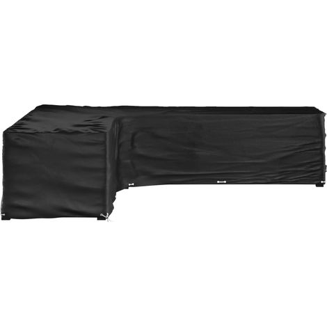 Maison Exclusive - Housse de salon de jardin en forme de L 20 œillets 300x300x70cm
