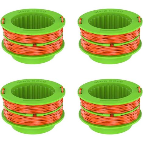 Jeu de cordons de coupe pour tondeuse EGO power + AS1300, bobines de cordon de remplacement pour tondeuse Ego 15 ST1500/ST1500-S 4 pièces (1/4)