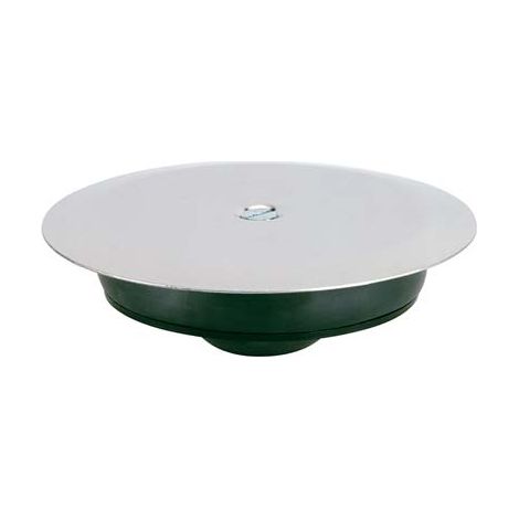 TAPPO ESPANSIONE + PIATTELLO X POZZETTO WC - PP/INOX MM 100- 5 pezzi