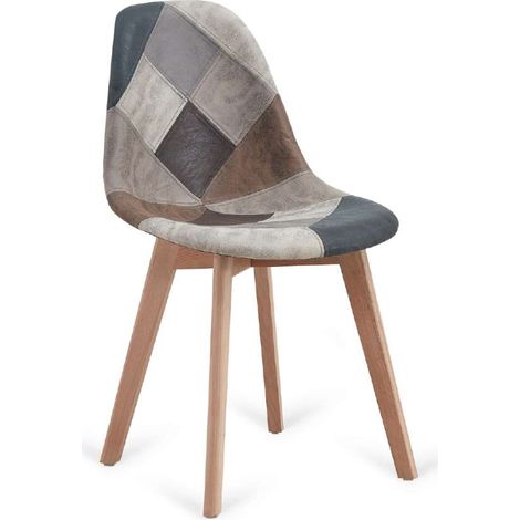 Pack de 2 sillas Super Dereck Patch, 82 cm (alto) 47 cm (ancho) 52 cm (fondo) (1/2)