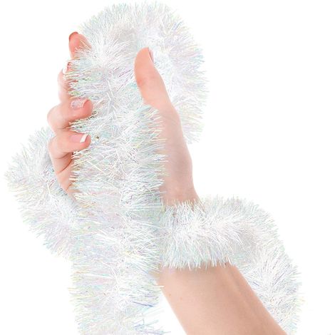 Guirlande Métallique - 5,5 M - Décoration Intérieure Et Extérieure - Pour Fêtes Mariages Noël - Dorée - 1 Pièce (1/5)