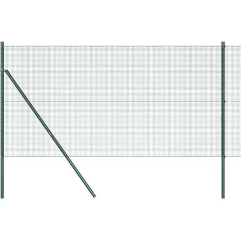 Maison Exclusive - Ground Fix Geschweißter Drahtzaun 10 x 1,4 m (