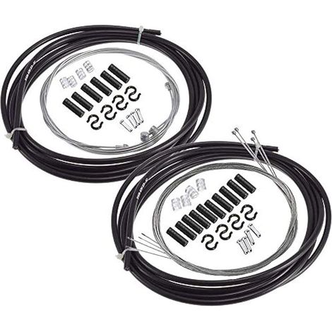 Câble de frein et de dérailleur universel 2 en 1 pour vélo, kit de remplacement pour réparation VTT et vélo de route (1/5)