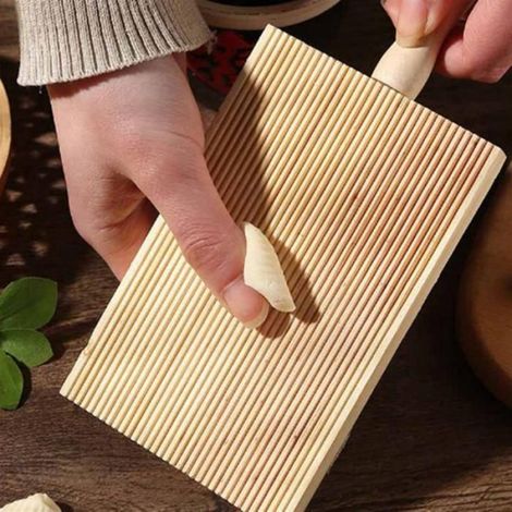 Planche à Gnocchis Italienne en Bois, Outil de Cuisson de Cuisine, Fabricant de Pâtes (1/4)