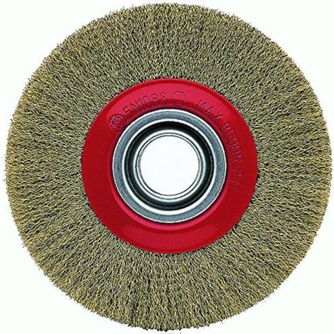 Spazzola circolare Bellota 50810-12518 Filo ondulato industriale in ottone (1/2)