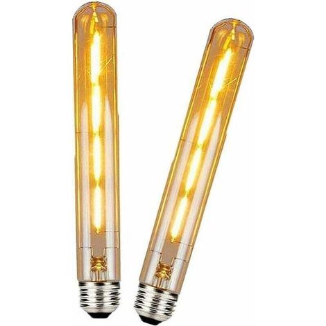 T30 LED-Röhrenlampe – E27 – Warmweiß – 2300 K – 4 W – 2er-Set (1/5)