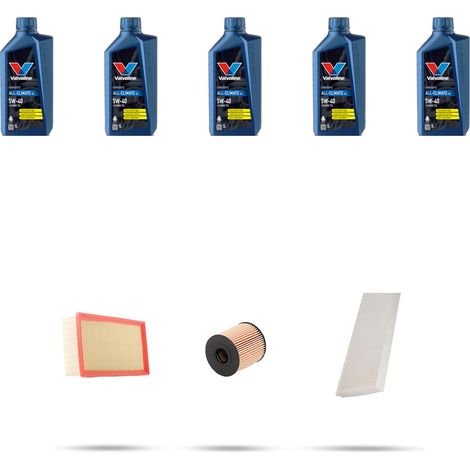 Kit tagliando 3 FILTRI e 5L OLIO compatibile con Peugeot Expert II 2.0 103kw dal 2007 (1/5)