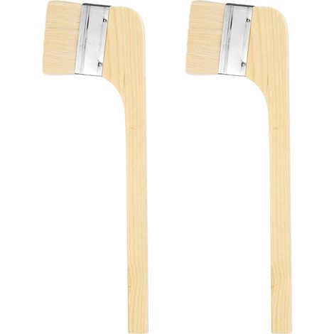 2Pcs 3" Largeur De Pinceau Laine Douce Blanc (1/5)