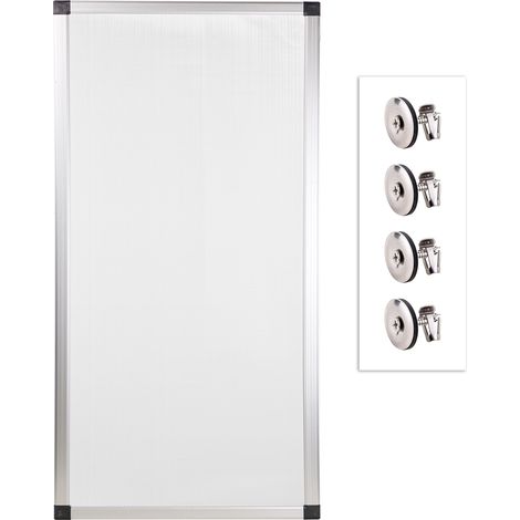 Lichtschachtabdeckung Kellerschachtabdeckung Insektenschutz Alurahmen 150x80 cm