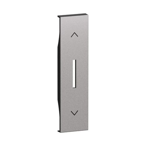 L.Now - Cover Commut. Tapparel 1 Modulo. Steel (Bticino Cod. Ks06)