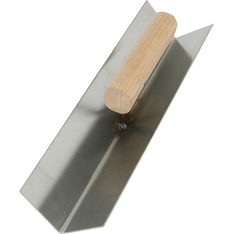 Wandeckenkelle, Putzkelle mit Holzgriff, verschleißfestes Trockenbaueckenwerkzeug, Maurerwerkzeug zum Verfugen-For Inner Corner (1/5)