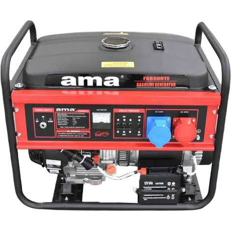 Generatore a benzina Ama trifase motore FC19F da 457cc 8kW capacità carburante 25L (1/5)