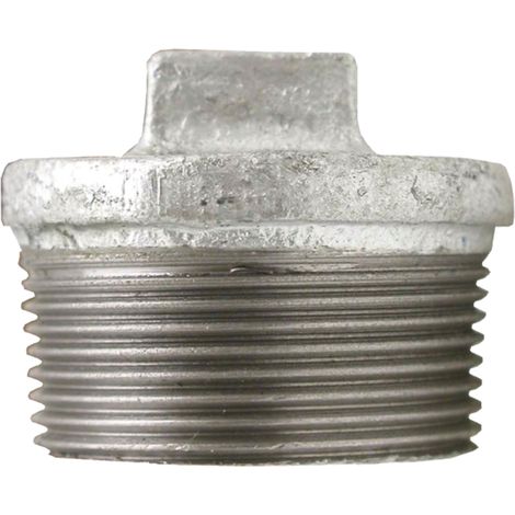 Tapón de hierro fundido galvanizado, tapón galvanizado de 2 pulgadas