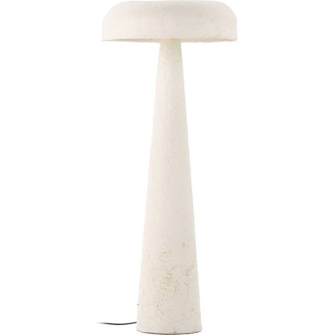 Lampadaire champignon en papier mâché beige - beige vieilli (1/4)