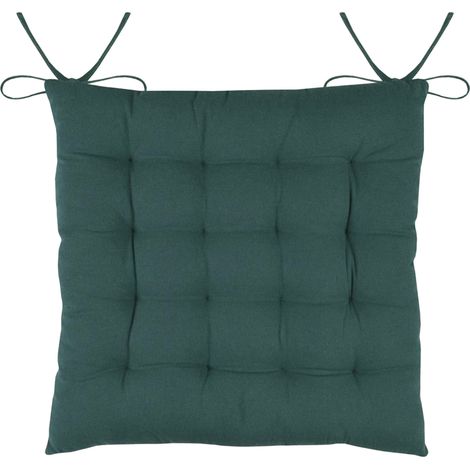 Coussin de chaise en coton Cobalt 38 cm