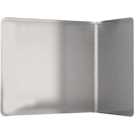 Plaque anti-éclaboussures d'huile pour cuisinière à gaz, isolation thermique, plaque de cuisson anti-huile, en acier inoxydable. (1/5)