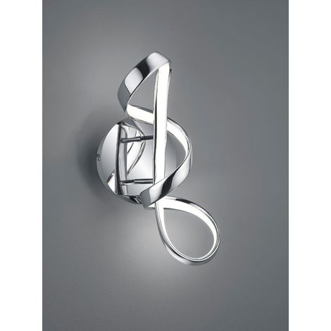 Applique Perugia Design Fiocco Cromo Led Dimmer 4000k Trio Lighting