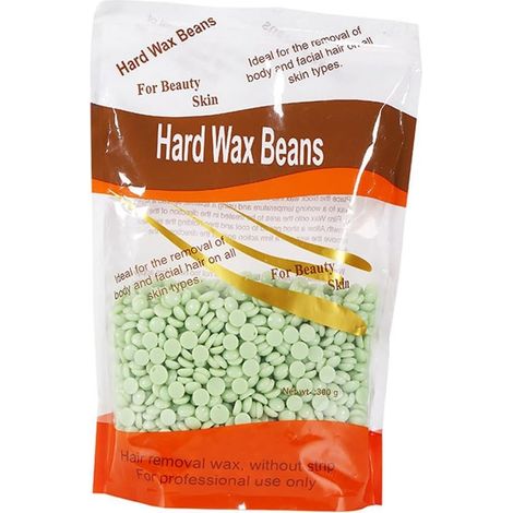 300g de Grains de Cire à Épiler pour L'Épilation Du Corps Entier, Perles de Cire Épilatoire Dure à Film Chaud pour Machine à Chauffer la Cire G (1/5)