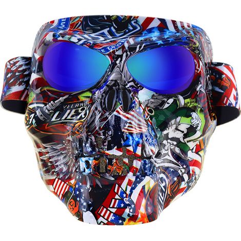 Lunettes de moto, casque, masque de protection (1/5)