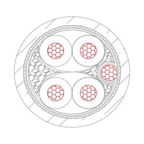 Cable de baja capacidad micro tek para aplicaciones rs-485 24awg - 98142zhxxx