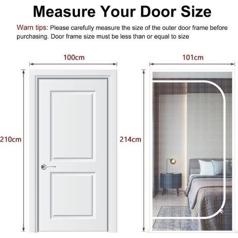 Porte moustiquaire renforcée pour chat de 100 cm x 210 cm,YSTP résistante aux animaux domestiques avec fermeture éclair, blanc