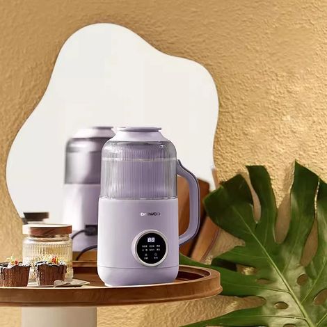 (Violet) Machine à lait de soja 800 ml, silencieuse, extracteur de jus électrique ultra-performant (1/5)