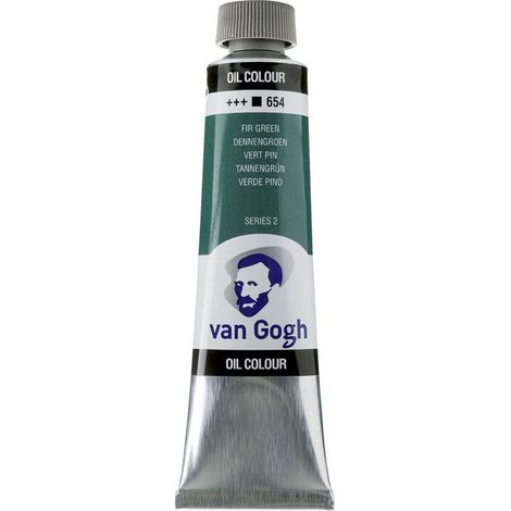 Peinture à l'huile - Van Gogh - sapin vert - 40ml - Extra-fine - Niveau avancé (1/2)