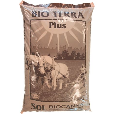 Terreau bio pré-fertilisé 50 litres – Tourbe blonde et écorces de pin – Engrais organique NPK 7-7-10 – Pour culture biologique – Canna (1/2)