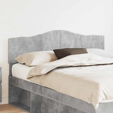 Kopfteil Beton Grau Holzwerkstoff
