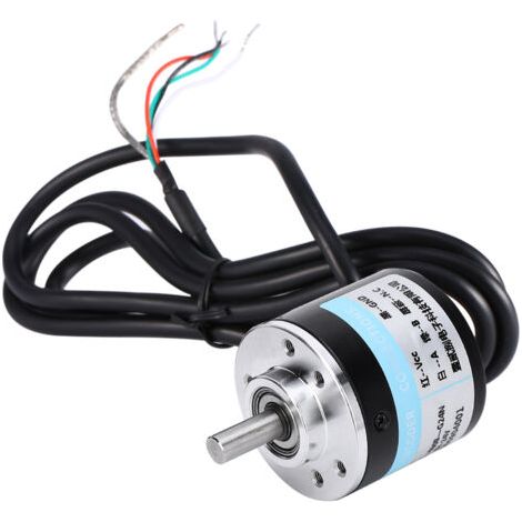 Codeur de rotation incrémental magnétoélectrique 600P/R 5V-24V AB 2 phases, arbre 6mm (1/5)