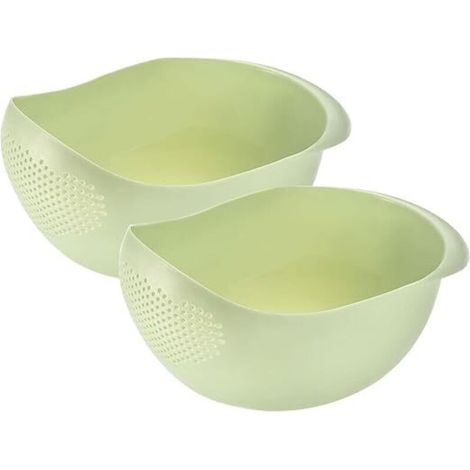 rice filter baskets for washing rice, fruits and vegetables. (1/5)