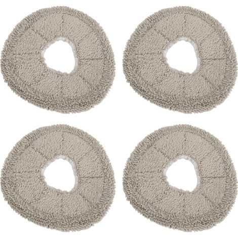 Cleaning Cloths for NARWAL J4 and J4 LITE Robot Vacuum Cleaners – Grey Microfiber, Washable and Reusable (4 Pieces) (1/5)