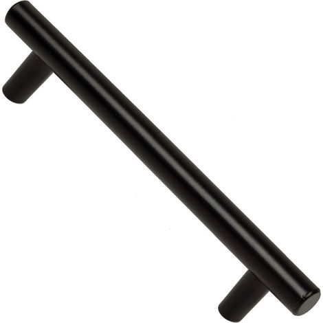ASA DE 128 MM ACERO INOX 12 MM NEGRO MATE