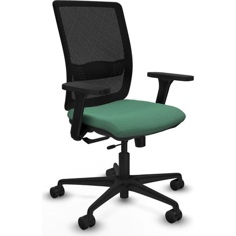 Chaise de bureau piqueras y crespo Haches noir mousse épaisse (1/2)