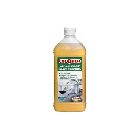Coloder Pro dégraissant concentré marron flacon 1 litre