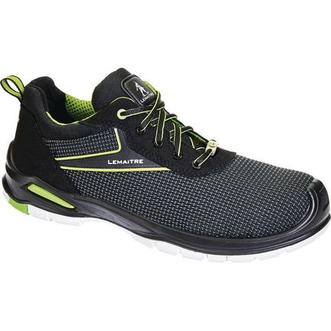 Chaussure de sécurité Ringo Taille 44 noir/vert S3 SRC ESD EN20345 Textil LEMAITRE