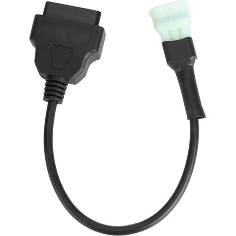 Adaptateur OBD2 6 vers 16 Broches, Câble de Diagnostic Moteur pour Moto, Détecteur de Pannes, Connecteur de Scannage Auto (1/3)