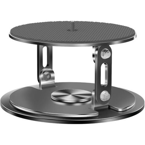 QORVA-Support Videoprojecteur de Bureau, Support de Projecteur de Bureau à Rotation 360° avec Vis 1/4 Pouce, Compatible avec la Plupart des Projecteurs, Idéal pour Home Cinémas et Bureaux (1/5)