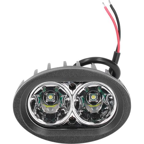 Arbeitsscheinwerfer für Fahrzeuge, 2 LED-Lampen, 4 Zoll, 20 W, IP67 wasserdicht, Aluminiumgehäuse, für Geländewagen und Boote. (1/5)