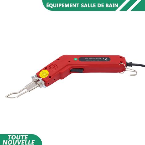 WAOBDLA 100W Coupe de corde Coupe de tissu Coupe électrique à chaud Kit d'outils de coupe d'étanchéité thermique 50-500℃/122-932℉ (1/5)