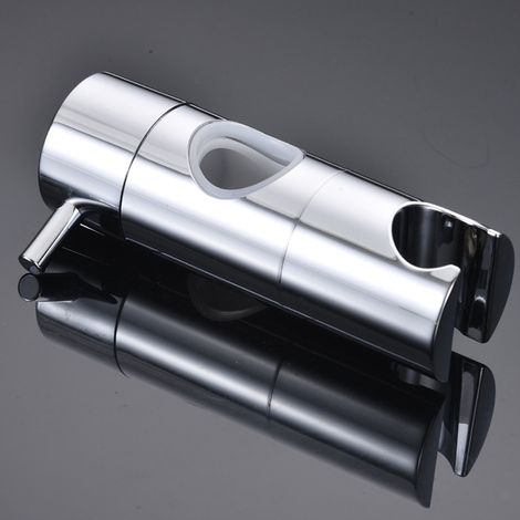 Kistenhalter für Badezimmer mit runder Stütze und Gleitstück für Heberohr, DCR-1067CP-24, ABS 38,5 mm