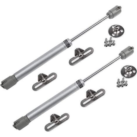 100N Furniture Gas Struts - 2 Pack - ABS and Zinc Alloy Dampers - Easy Installation for Cabinet Doors (1/5)