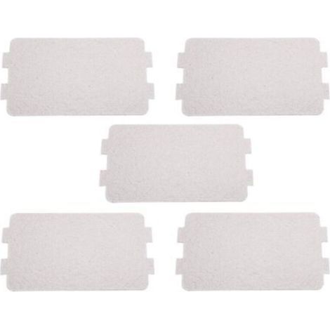 5 pièces Mica micro ondes Micro-ondes de Feuille Remplacement Plaque Mica Micro Ondes de mica accessoires pour le restaurant de bureau (1/5)