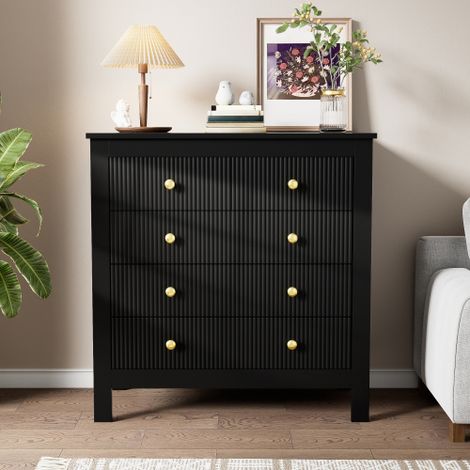 Credenza, cassettiera con ante speciali, maniglie dorate, credenza/scarpiera/tavolo da toeletta [VECCHIO CODICE ARTICOLO: WF325795BAA] (1/5)